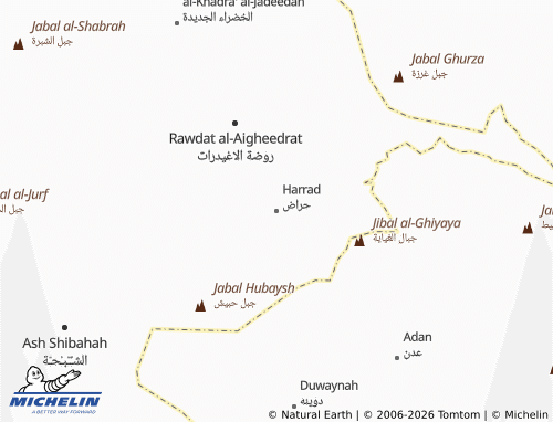MICHELIN Hirad map - ViaMichelin