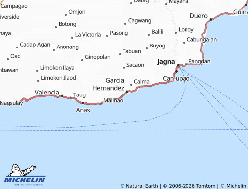 Mappa MICHELIN Poblacion West - ViaMichelin