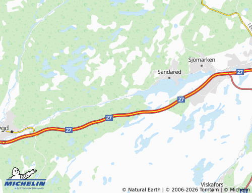 Carte MICHELIN Hultafors - ViaMichelin