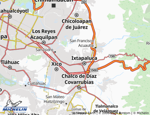 Mapa MICHELIN Cerro de Ixtapaluca - ViaMichelin