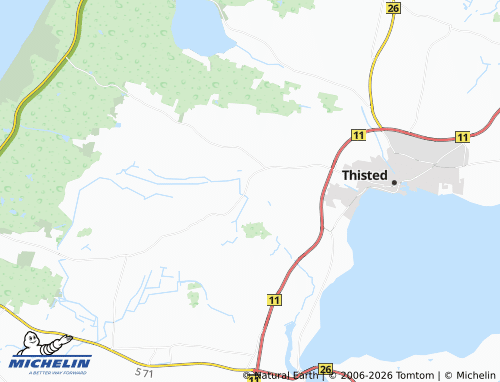 Mapa MICHELIN Sjørring - ViaMichelin