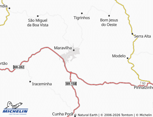 Mapa MICHELIN São José - ViaMichelin