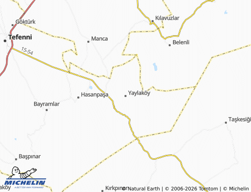 MICHELIN Yaylaköy map - ViaMichelin