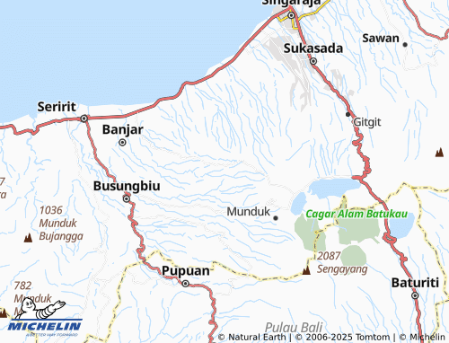 MICHELIN Pedawa map - ViaMichelin