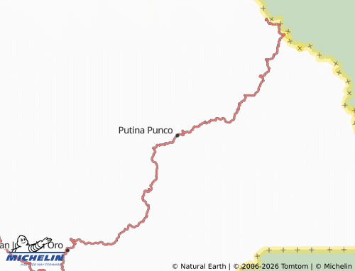 Mapa MICHELIN Putina Punco - ViaMichelin