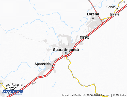 Mapa MICHELIN Pedregulho - ViaMichelin