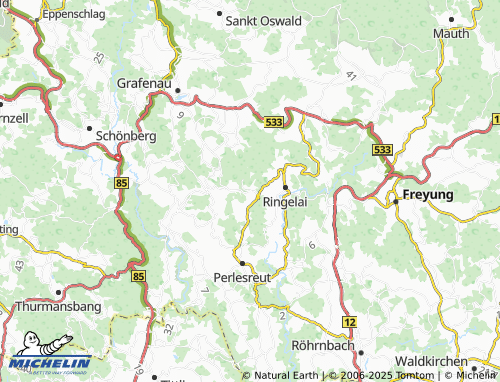 Mappa MICHELIN Lichtenau - ViaMichelin