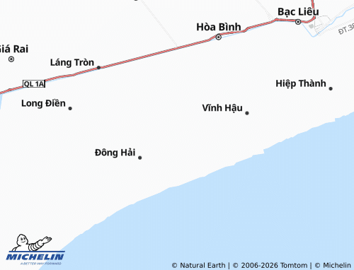 Mapa MICHELIN Vĩnh Thịnh - ViaMichelin