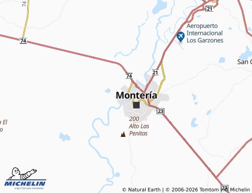 Carte MICHELIN República de Panamá - ViaMichelin