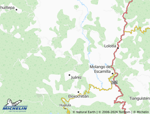 Mappa MICHELIN San Lorenzo Itztacoyotla - ViaMichelin