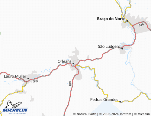 Mappa MICHELIN Rio Belo - ViaMichelin
