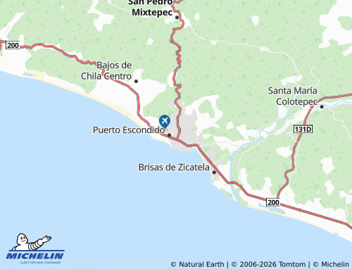 Mapa MICHELIN Costa Chica - ViaMichelin