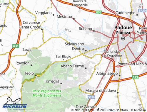 MICHELIN Feriole map - ViaMichelin