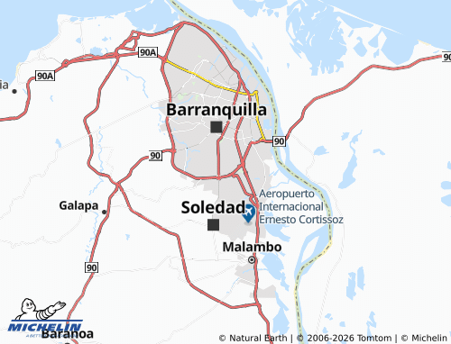 Carte MICHELIN Las Gaviotas - ViaMichelin