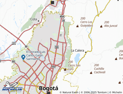 Mapa MICHELIN La Liberia - ViaMichelin