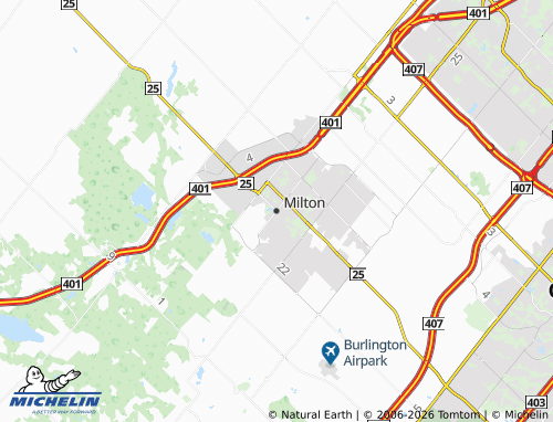 Mapa MICHELIN Milton - ViaMichelin