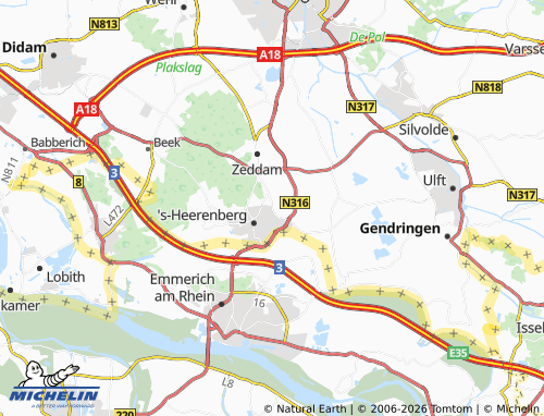 Kaart MICHELIN Lengel - ViaMichelin