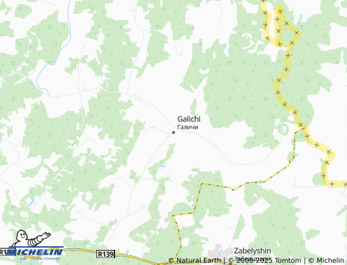 MICHELIN Galichi map - ViaMichelin