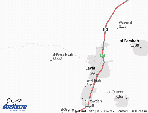 Carte MICHELIN al-Furousiyyah - ViaMichelin