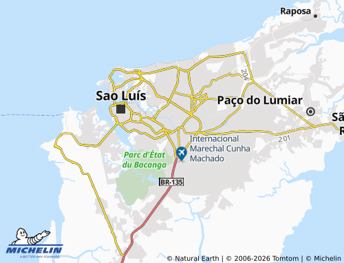 Mappa MICHELIN Santa Cruz - ViaMichelin