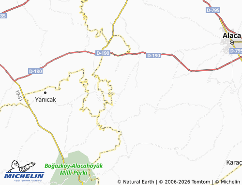 Mappa MICHELIN Kalecikkaya - ViaMichelin