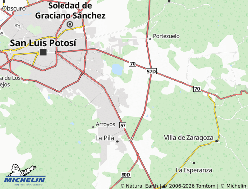 Mappa MICHELIN La Cantera - ViaMichelin