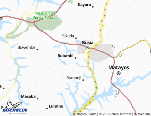 Mapa MICHELIN Bulumbi - ViaMichelin