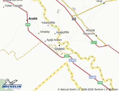 MICHELIN Gödekli map - ViaMichelin