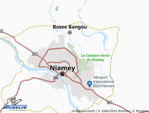 MICHELIN La Ceinture Verte de Niamey 1 map - ViaMichelin