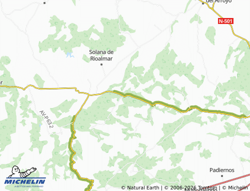 Carte MICHELIN Cillán - ViaMichelin