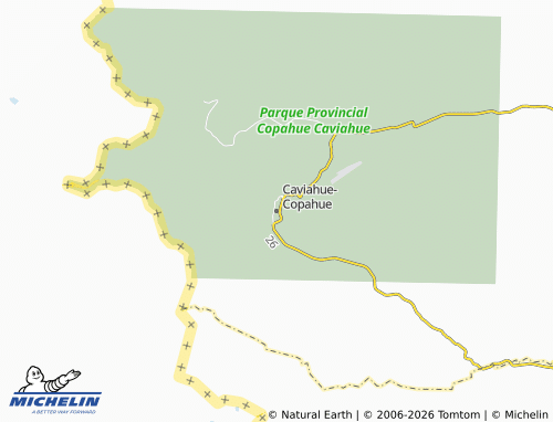 MICHELIN-Landkarte Caviahue-Copahue - ViaMichelin