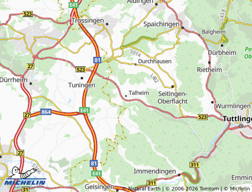 Mapa MICHELIN Talheim - ViaMichelin