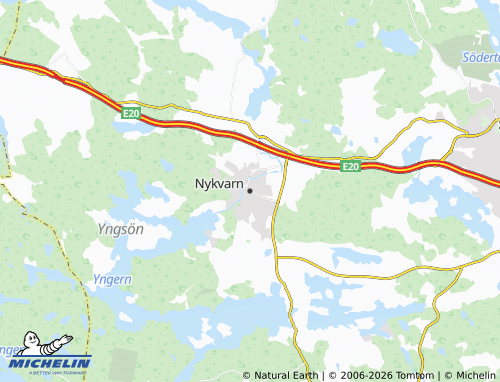 Mapa MICHELIN Nykvarn - ViaMichelin
