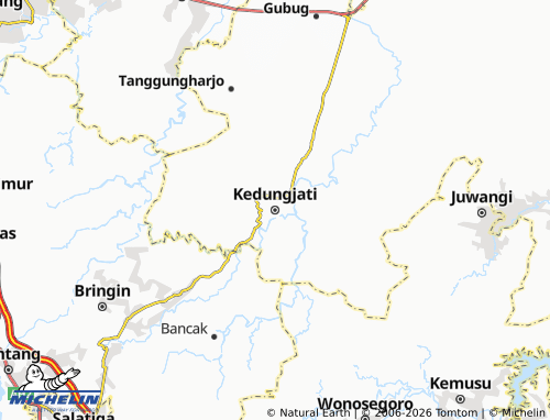 MICHELIN Kedungjati map - ViaMichelin