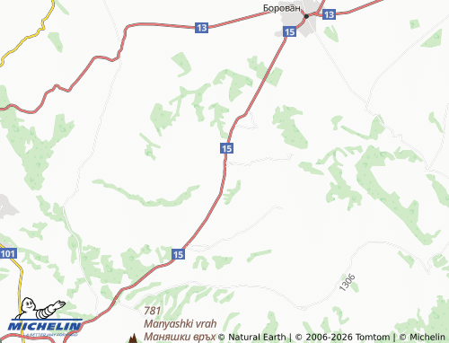Mappa MICHELIN Banitsa - ViaMichelin
