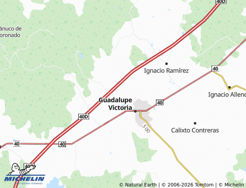Mappa MICHELIN Juan Aldama - ViaMichelin