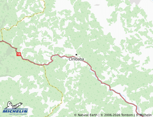 MICHELIN Cârlibaba Nouă map - ViaMichelin