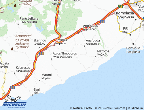 MICHELIN Alaminos map - ViaMichelin