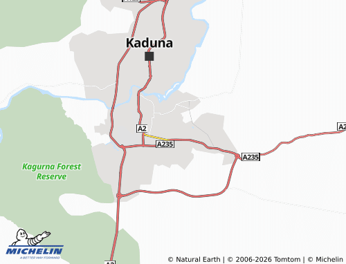 Mapa MICHELIN Tudun-Wada - ViaMichelin