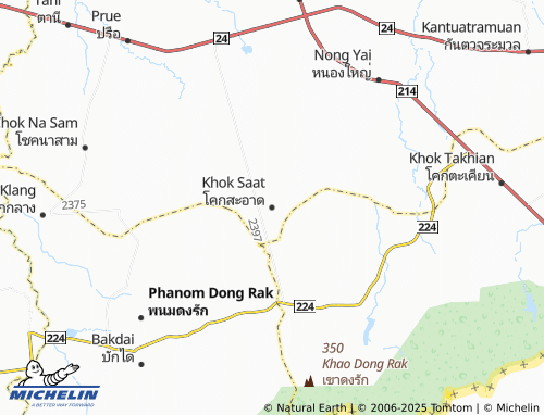 MICHELIN Khok Sa-at map - ViaMichelin