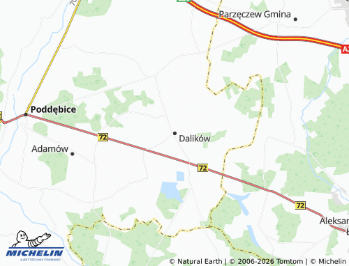 Carte MICHELIN Dalików - ViaMichelin
