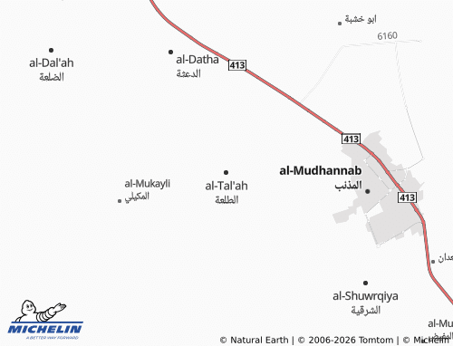 MICHELIN-Landkarte al-Tal'ah - ViaMichelin
