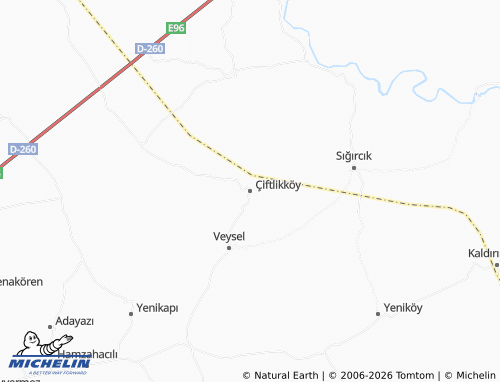 Mappa MICHELIN Çiftlikköy - ViaMichelin