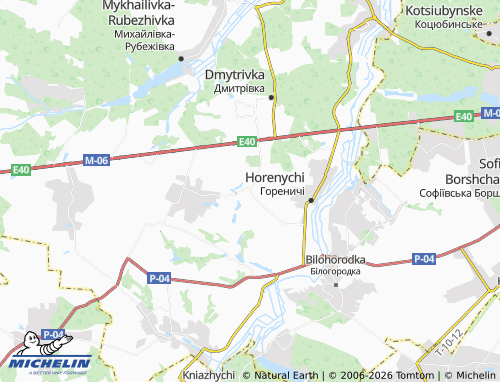 Mappa MICHELIN Petrushky - ViaMichelin