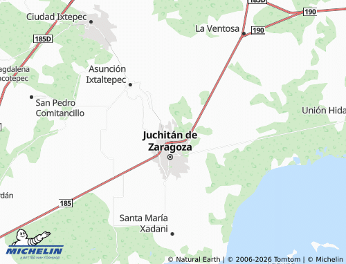 MICHELIN Juquilita map - ViaMichelin
