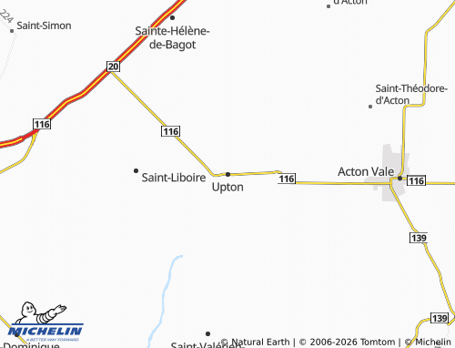 Mappa MICHELIN Upton - ViaMichelin