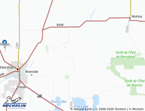 MICHELIN Longerenong map - ViaMichelin