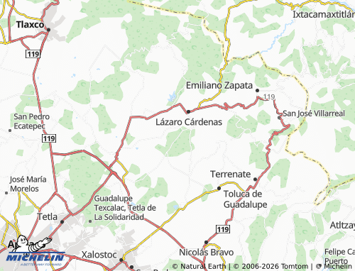 Mappa MICHELIN San José la Laguna - ViaMichelin