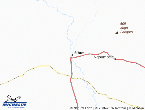 Mapa MICHELIN Sibut - ViaMichelin