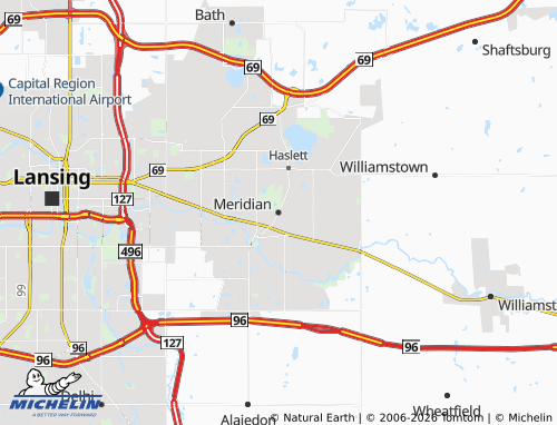 Mappa MICHELIN Meridian - ViaMichelin
